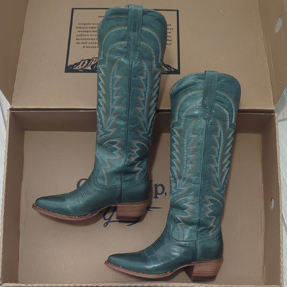 🔥 SIZES ADDED! NWT Tecovas Abby Cowboy Boots Sagebrush - Picture 5 of 9